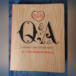 Our Q&A a Day 3-Year Journal for 2 People by Franzen Potter Style 365 Questions